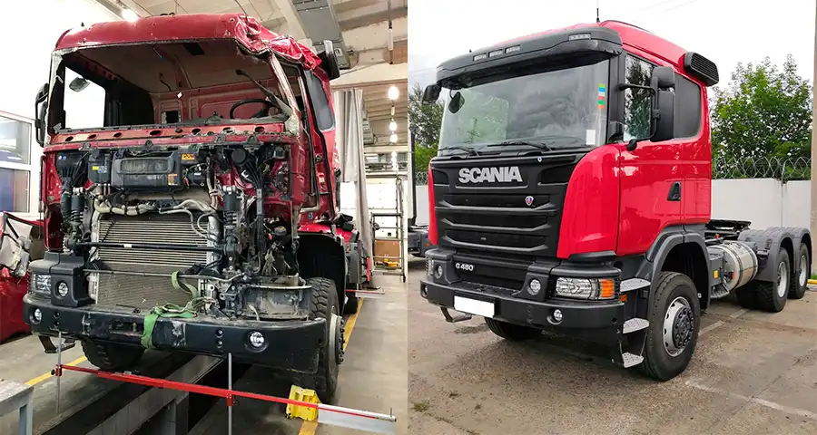 Детальніше про статтю Відновлення вантажних автомобілів після ДТП