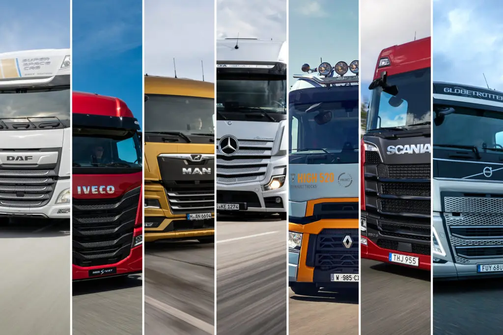 Детальніше про статтю Порівняння популярних марок вантажівок DAF, MAN, Volvo
